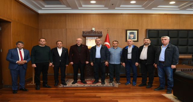 Başkan Güngör, Manisa Büyükşehir Belediye Başkanı Ergün’ü Ağırladı