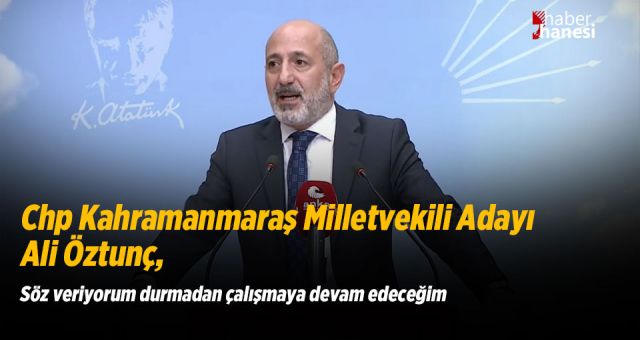 Öztunç, Söz veriyorum durmadan çalışmaya devam edeceğim