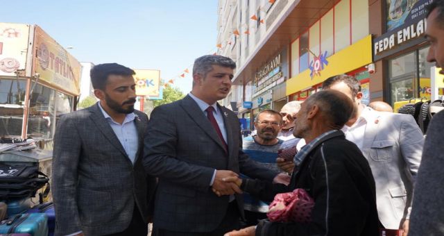 Aydoğar: “Pazarcık ve Çağlayancerit’i unutturmayacağız”