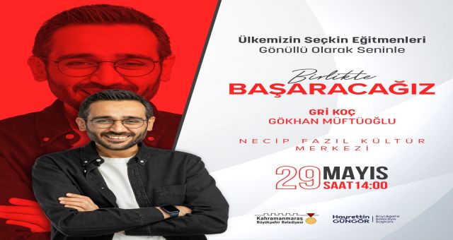 Gri Koç, Kahramanmaraşlı Gençlerle Buluşacak