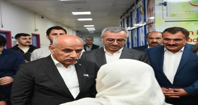 Kirişci ve Güngör’den Geçmiş Olsun Ziyareti