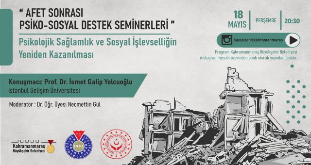 Psiko-Sosyal Destek Seminerleri Sürüyor