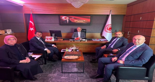 Rektör Yasım Kahramanmaraş Milletvekilleri ile bir araya geldi