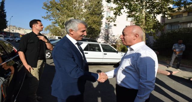 Vali Ünlüer, KİÜ Rektörü Bakan’ı Ziyaret Etti