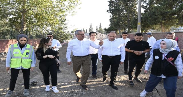 Başkan Güngör, Bakan Yardımcısı Gürgen’le Çalışmaları Yerinde İnceledi