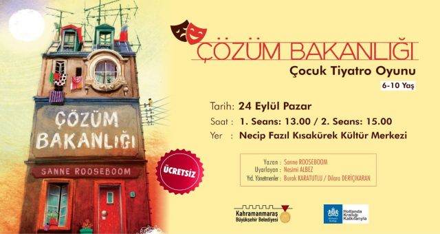 Çözüm Bakanlığı’ Gösterisi NFK’da Minikler İçin Sahne Alacak