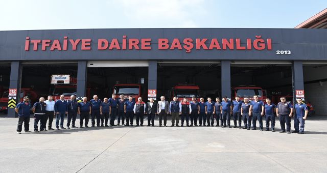 Başkan Güngör’den İtfaiye Teşkilatına Ziyaret