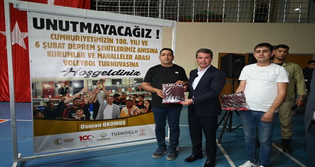 Deprem şehitleri voleybol turnuvası ile anıldı