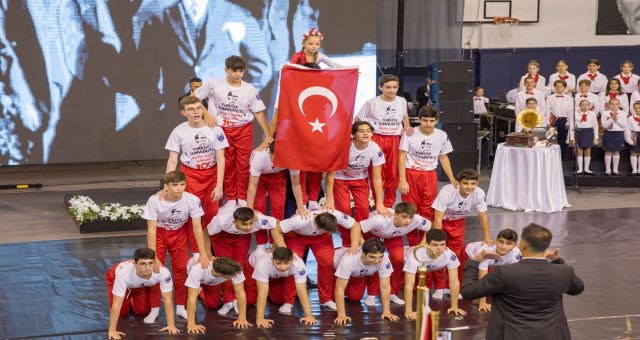 SANKO OKULLARI’NDA CUMHURİYETİN 100. YILI COŞKUYLA KUTLANDI