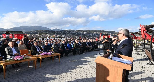 Andırın’da Şehitler Anıtı ve Seyir Terası’nın Açılışı Gerçekleştirildi