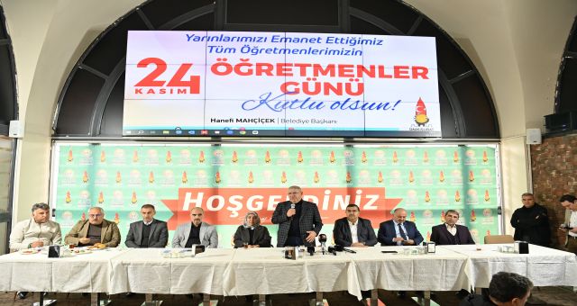 Başkan Mahçiçek, bu 24 Kasım’da da öğretmenleri unutmadı
