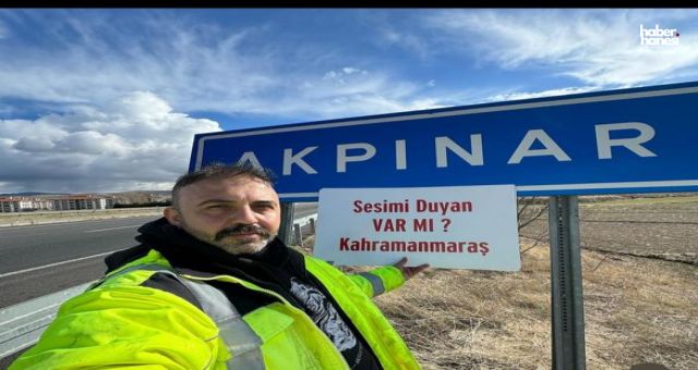 Bağımsız Aday Erhan Ersavaş, Kahramanmaraş'ta Yürüyerek Dikkat Çekiyor!