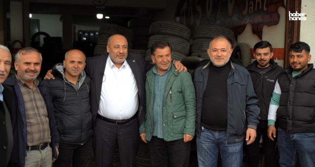 Belediye Başkan Adayı Fatih Mehmet Ceyhan, Orman Dairesi Esnafıyla Buluştu