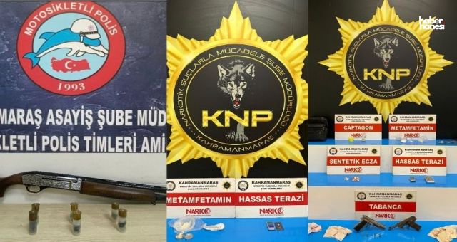 Kahramanmaraş Emniyeti, Operasyonlarla 130 Şüpheliyi Yakaladı!