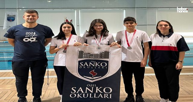 Sanko Okulları Yüzmede Bölge Şampiyonu Oldu