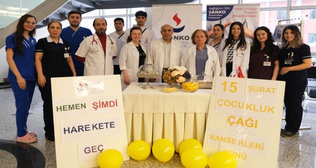 Sanko Üniversitesi Hastanesi'nde Çocukluk Çağı Kanserlerine Dikkat Çekildi