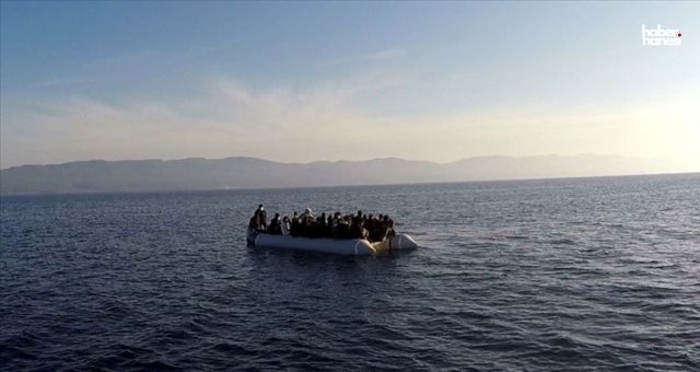 Ayvalık Açıklarında Lastik Botta 39 Düzensiz Göçmen Yakalandı!