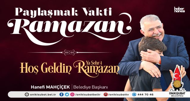 Hanefi Mahçiçek: 'Ramazan ayını dolu dolu geçireceğiz'