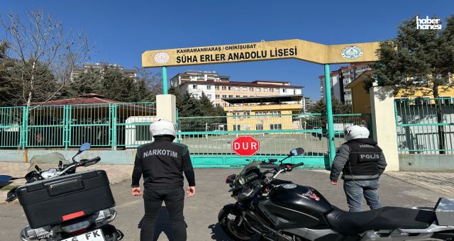 Kahramanmaraş Narkotik Şube Okul Çevrelerinde Sıkı Denetimde!