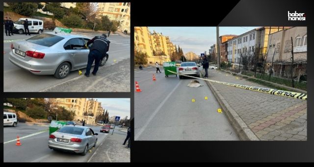 Kahramanmaraş'ta Otomobile Kurşun Yağmuru!