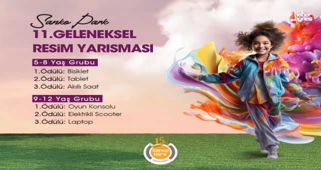 Gaziantep Sanko Park'tan 23 Nisan'a Özel Ödüllü Resim Yarışması!