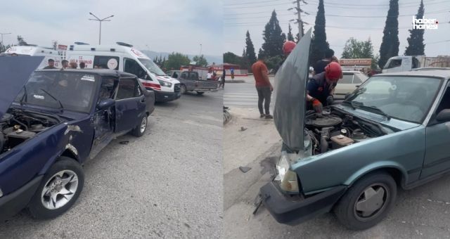 Kahramanmaraş'ta Trafik Kazası: 2 Sürücü Otomobilde Sıkıştı!
