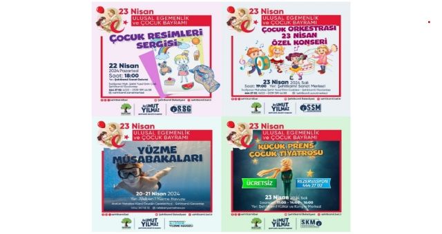 Şehitkamil Belediyesi'nden Çocuk Bayramı'nda Ücretsiz Etkinlikler!