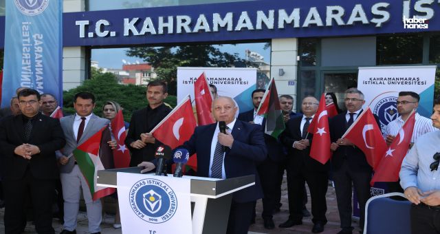 Kahramanmaraş İstiklal Üniversitesi Filistin İçin Ayakta!