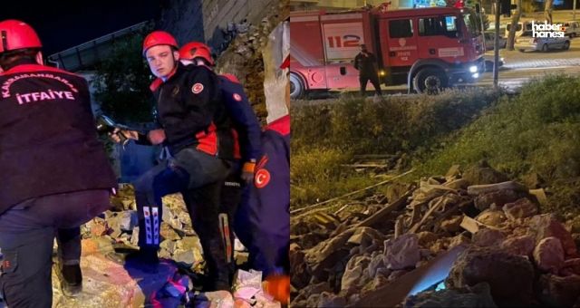 Kahramanmaraş'ta Tarihi Evde Göçük Meydana Geldi!