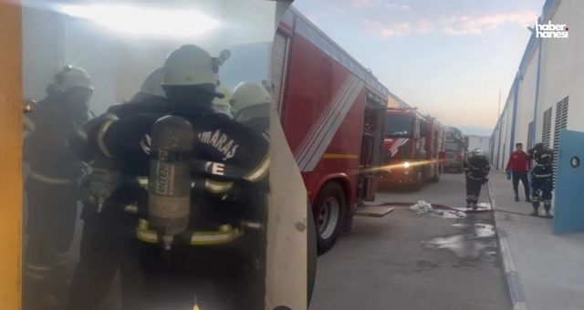 Kahramanmaraş’ta Tekstil Fabrikasında Çıkan Yangın Hızlı Müdahale ile Söndürüldü