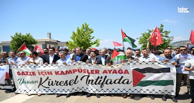 KSÜ'den Filistin'e Destek: Öğrenciler İsrail'in Katliamlarını Kınadı!