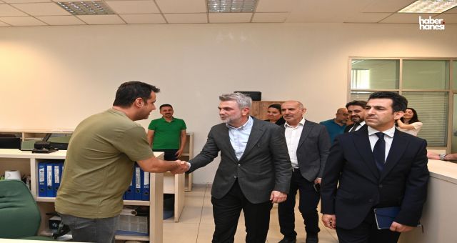 Başkan Fırat Görgel, Büyükşehir Personelleriyle Bayramlaştı!