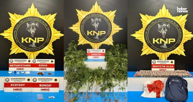 Kahramanmaraş Polisinden Önemli Başarı: Uyuşturucu ve Sentetik Ecza Maddeleri Ele Geçirildi!