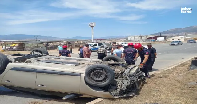 Kahramanmaraş'ta Korkutan Kaza: Otomobil Takla Attı, Sürücü Yaralandı!
