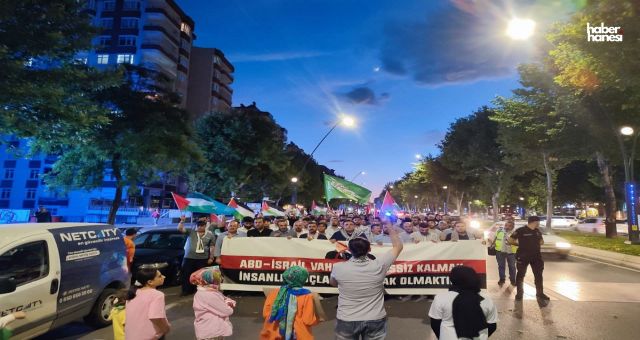 Kahramanmaraş'ta STK'lar İsrail'in Gazze Saldırılarını Protesto Etti