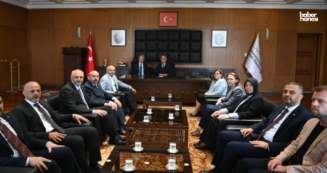 Başkan Görgel, AK Parti Genel Başkan Yardımcısı Yusuf Ziya Yılmaz’ı Makamında Ağırladı