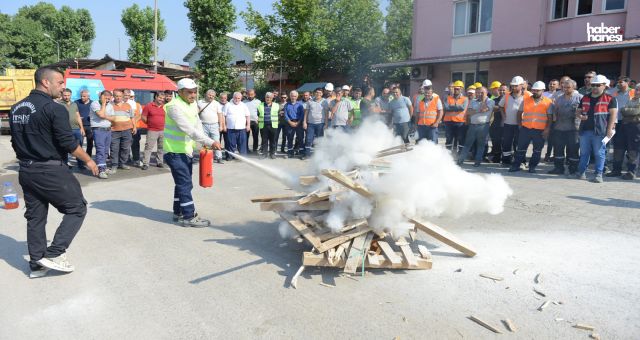 Kahramanmaraş Büyükşehir Belediyesi'nden Yangın Tatbikatı ve Eğitim Programı