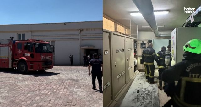 Kahramanmaraş Türkoğlu'nda Fabrikada Trafo Yangını