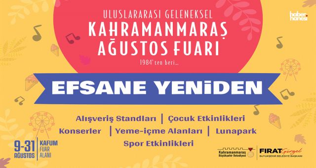 Kahramanmaraş'ta 20 Yıllık Gelenek Yeniden Canlanıyor: Ağustos Fuarı