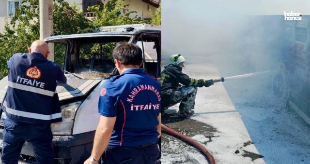 Kahramanmaraş’ta Alev Alan Araçlar Sürücülere Zorlu Anlar Yaşattı