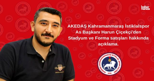 AKEDAŞ İstiklalspor As Başkanı Çiçekçi: Stadyum Sorunu İçin Çözüm Arıyoruz