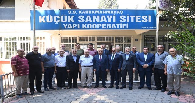 Başkan Görgel, Küçük Sanayi Sitesi'nde Esnaflarla Bir Araya Geldi