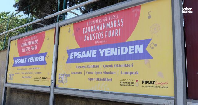 Geleneksel Kahramanmaraş Fuarı Heyecanı Artıyor: 9 Ağustos’ta Başlıyor!