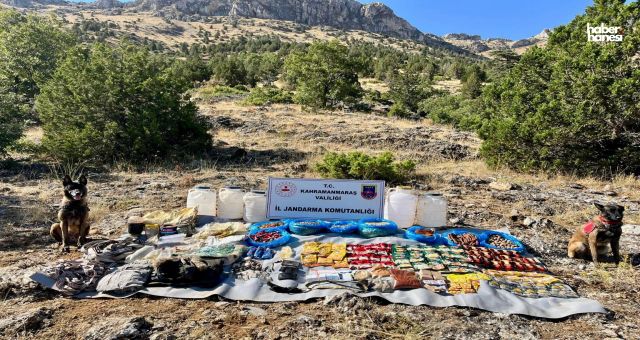 Kahramanmaraş’ta Terörle Mücadele Operasyonu: Depolarda Çeşitli Malzemeler Ele Geçirildi