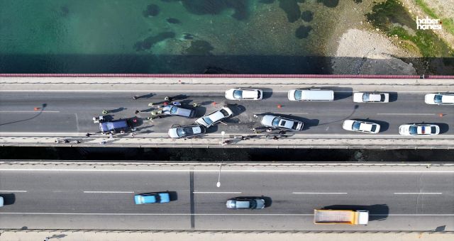 Kahramanmaraş'ta Zincirleme Çarpışma: 7 Araç Kazaya Karıştı, 7 Kişi Yaralı