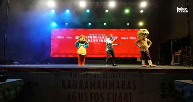 Maysa ve Bulut, Kahramanmaraş Ağustos Fuarı’nda Çocuklarla Buluştu