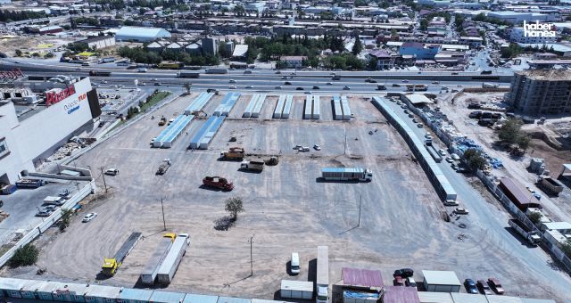 Kahramanmaraş'ta Yeni Geçici Çarşıda Alt ve Üstyapı Çalışmaları Devam Ediyor!