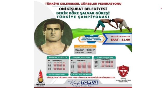 Kahramanmaraş, Geleneksel Güreşin Kalbi Olacak: Türkiye Şampiyonası Onikişubat’ta