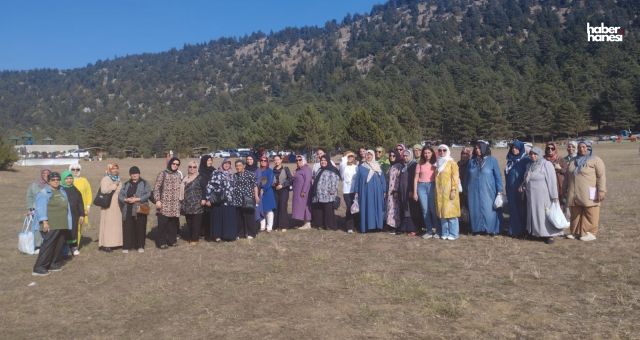 Kahramanmaraşlı Kadınlar Ali Kayası ve Başkonuş Yaylası’nda Moral Depoladı