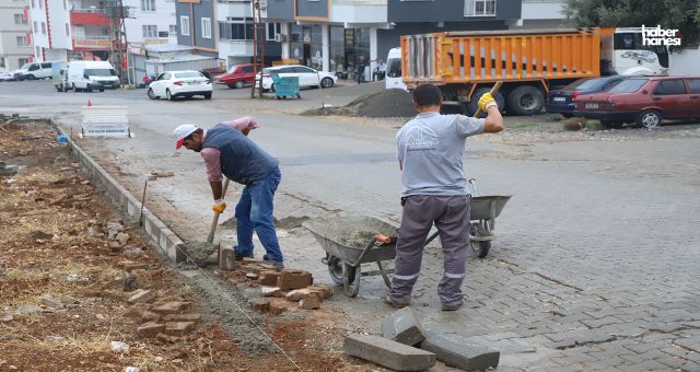 Dulkadiroğlu Belediyesi’nden Ballıca Mahallesi’nde Kilit Parke Atağı